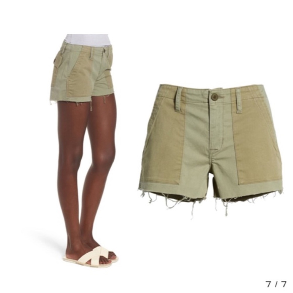 Hudson Army Green Shorts Jaclyn